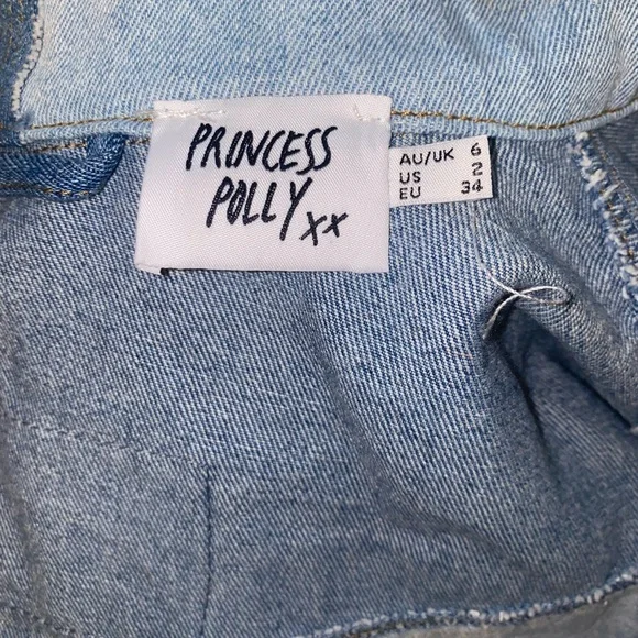 Never worn Princess Polly Rylee Denim Jacket - Picture 4 of 6